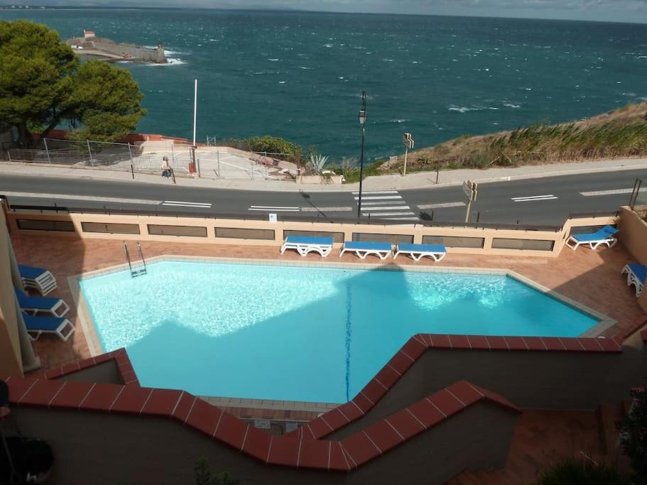 Location Vue Mer Du Samedi Au Samedi, Clim, Parking, Piscine, Plage Collioure Ngoại thất bức ảnh